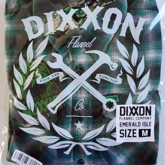DIXXON Flannel EMERALD ISLE 10YR Flannel Shirt Men's M - Picture 9 of 11